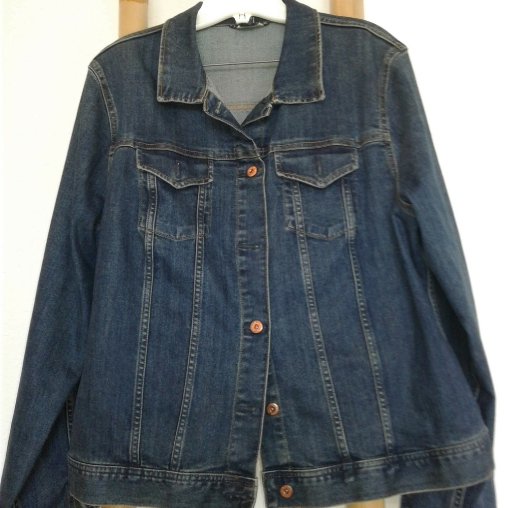 Lands End Jean Jacket,  Size 18